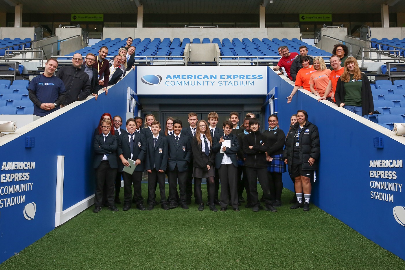 Albion in the Community and American Express providing pupils with a Schools Business Masterclass