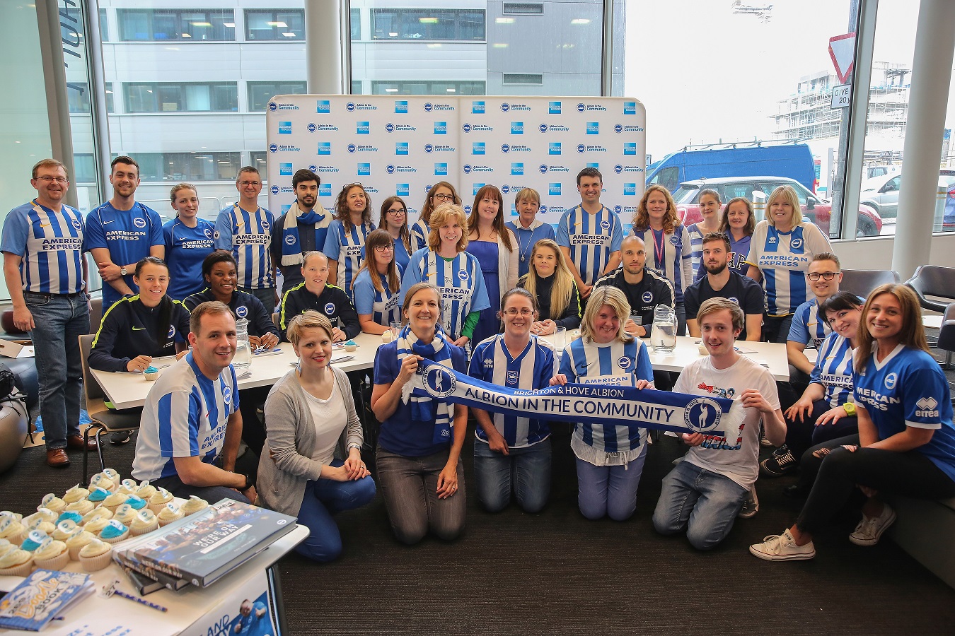 Blue and White Day raises money for Albion in the Community