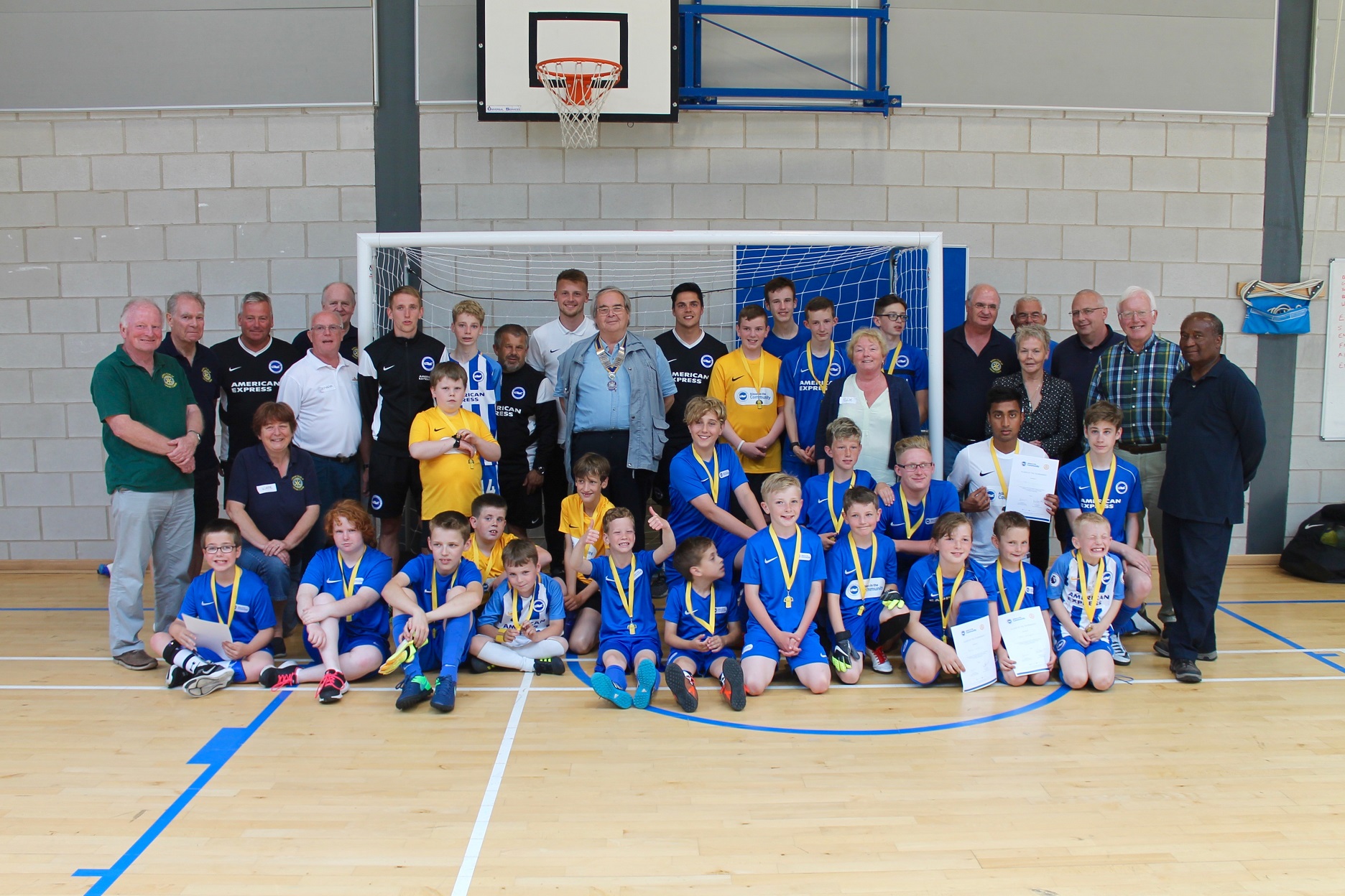 Young footballers with a disability enjoy half-term football tournament