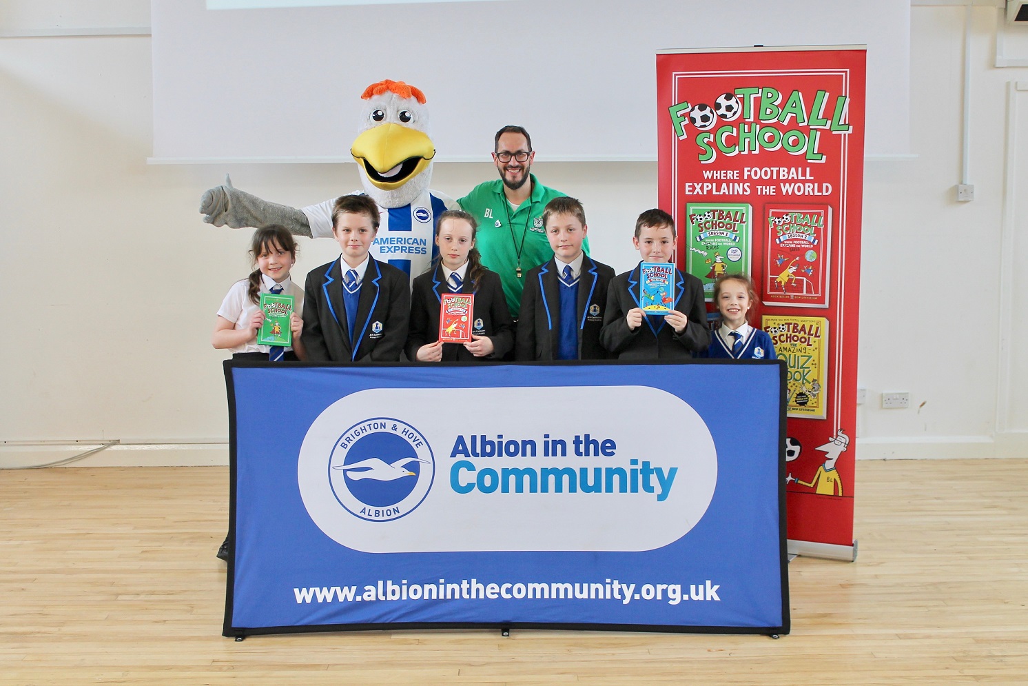 Football-themed fun for pupils as part of reading campaign