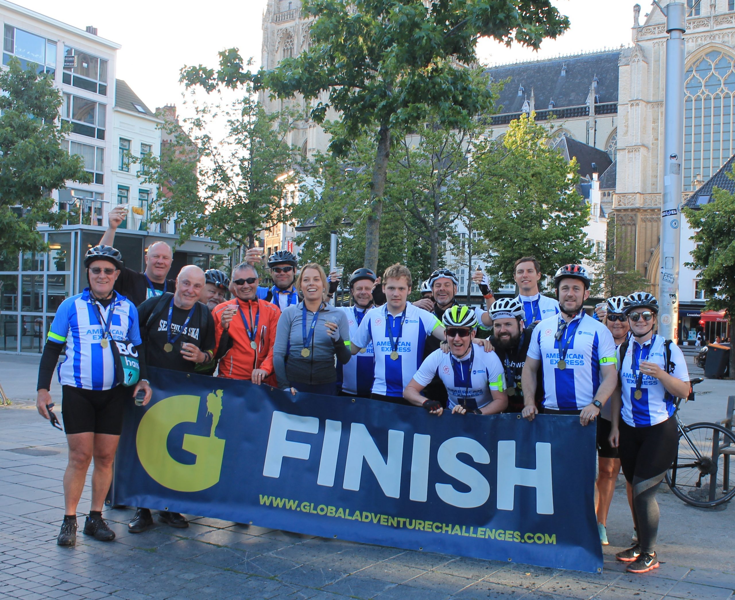 European cycle challenge raises £23,000 for Albion in the Community