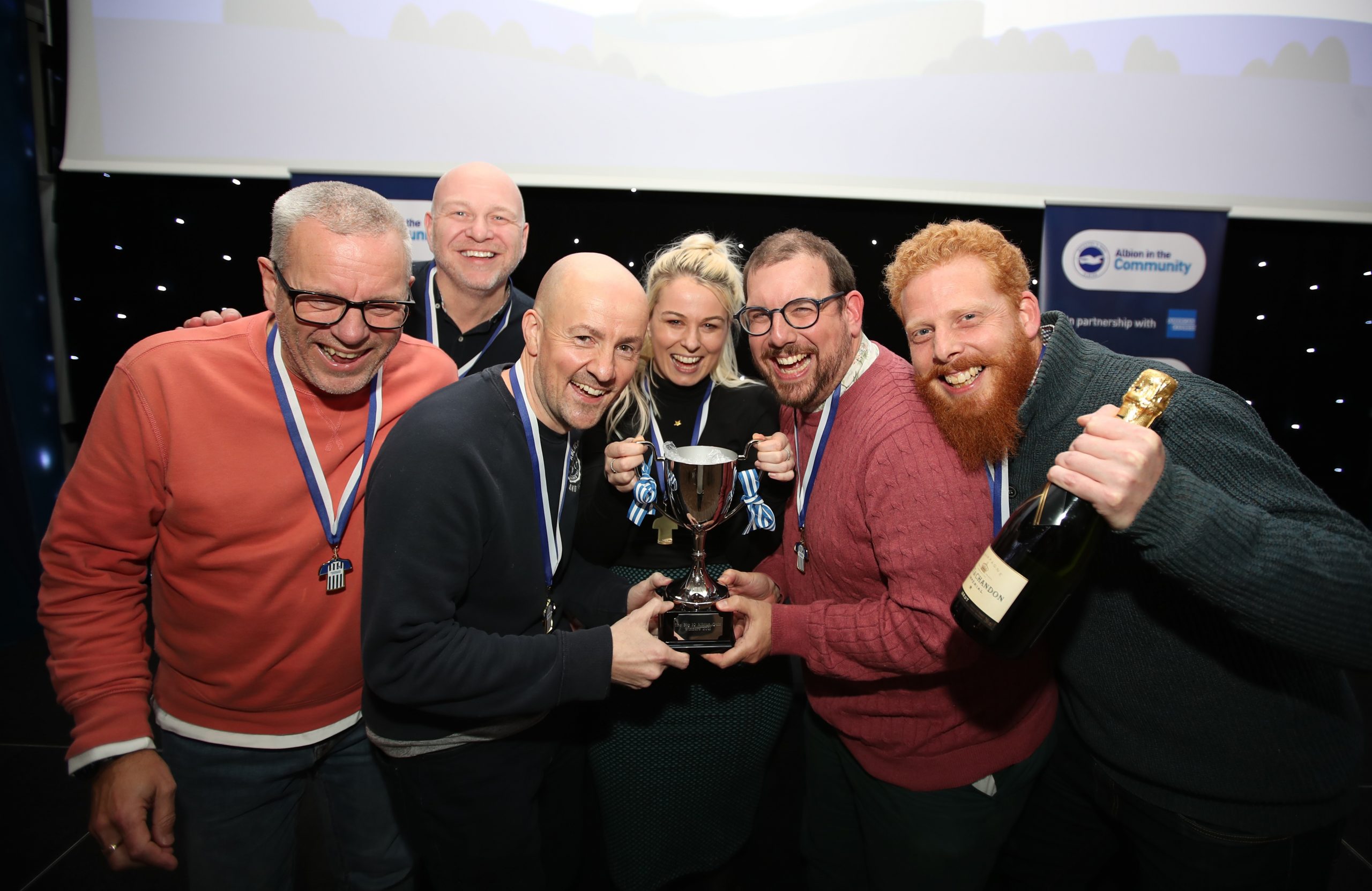 Albion in the Community raise more than £5,500 at the Big Ten Quiz